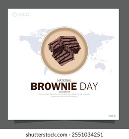 National Brownie Day, celebrated on December 8th, honors the delicious and fudgy dessert loved by many.