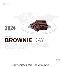 National Brownie Day, celebrated on December 8th, honors the delicious and fudgy dessert loved by many.