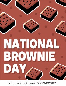 national brownie day with delicious brownies