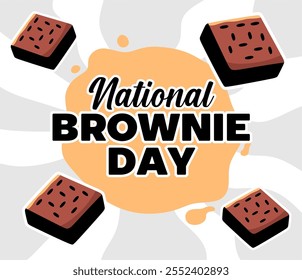 national brownie day with delicious brownies