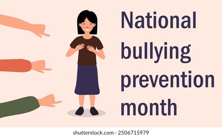 National bullying prevention month awareness campaign highlighting the impact of bullying