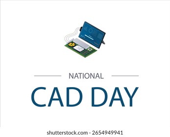 NATIONAL CAD DAY ON 2ND AUGUST TYPOGRAPHY