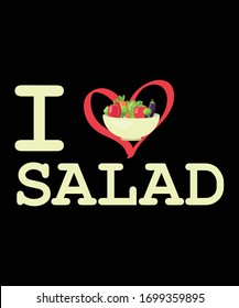 National Caesar Salad Day T-shirt design vector illustration