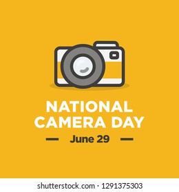 National Camera Day June 29 Poster Design