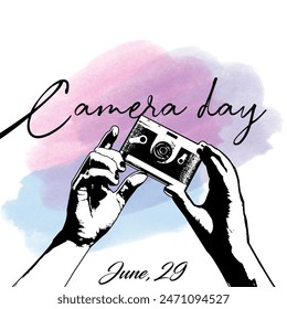 National Camera Day. June, 29. June Holiday