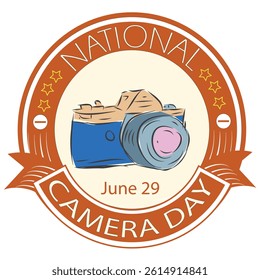 National Camera Day Sign and Badge