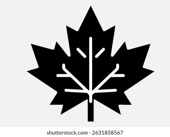 National Canada Day Silhouette Vector Illustration