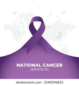 National Cancer Awareness Day, 7th November, Vector Graphic About National Cancer Awareness Day, Social Media Template, Banner, Post, Poster, Banners, Background Design EPS 10.