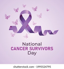 National Cancer Survivors Day, banner, flyer