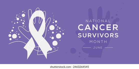 National Cancer survivor's month, held on June.
