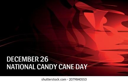 National Candy Cane Day. Design suitable for greeting card poster and banner