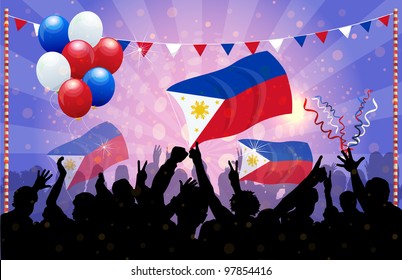 National Celebration Vector Philippines