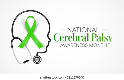 National Cerebral Palsy awareness month is observed every year in March, CP is a group of disorders that affect a person's ability to move and maintain balance and posture. Vector illustration