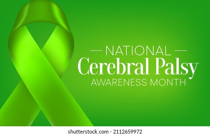 National Cerebral Palsy awareness month is observed every year in March, CP is a group of disorders that affect a person's ability to move and maintain balance and posture. Vector illustration