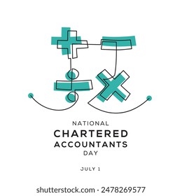 National Chartered Accountants Day am 1. Juli.