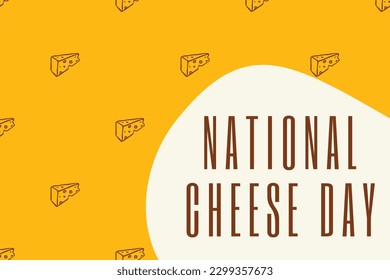 national cheese day poster suitable for social media post