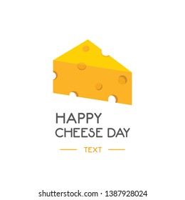 National Cheese Day Vector June 4 Stock Vector (Royalty Free ...