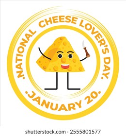 National cheese lovers day icon.National cheese lovers day Banner