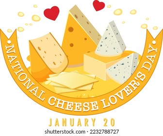 Logo del Día Nacional de los Amantes del Queso