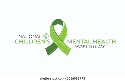 National Children's Mental Health Awareness Day. background, banner, card, poster, template. Vector illustration.