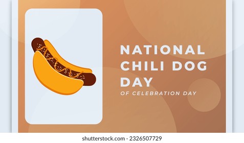 Nationale Chili-Hunde-Feier Vektordesign-Illustration für Hintergrund, Poster, Banner, Werbung, Grußkarte