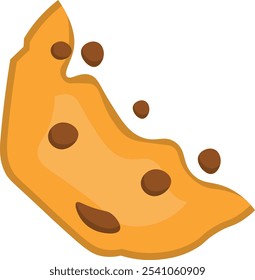 National chocolate chip cookie day. Delicious sweet cookies. Chocolate chip cookie vector illustration. Sweets and sweet products