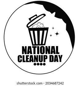 National clean up day ilustration vector