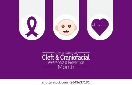 Mês da Consciência e Prevenção Nacional da Fenda e Craniofacial.  Sensibilização e apoio ao tratamento