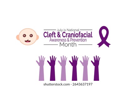 Mês da Consciência e Prevenção Nacional da Fenda e Craniofacial.  Sensibilização e apoio ao tratamento