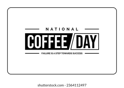 national coffee day background template Holiday concept