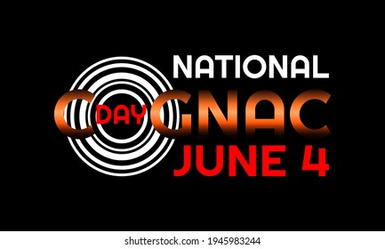 National Cognac Day. Geometric design suitable for greeting card poster and banner
