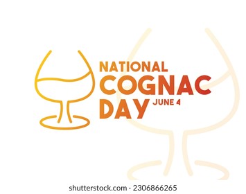 National Cognac Day. June 4. Eps 10.