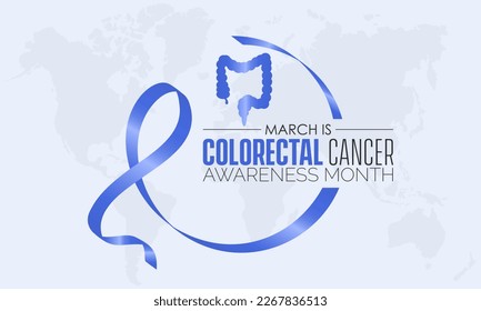 National Colorectal Cancer Awareness Month. Save Lives with Prevention Awareness concept observed on March