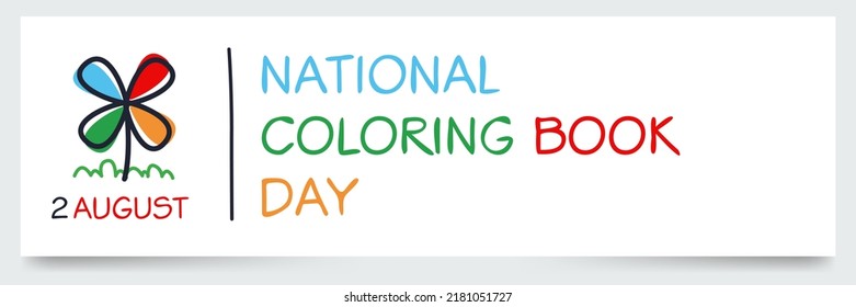 National Coloring Book Day, held on 2 August.