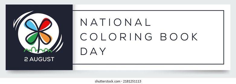 National Coloring Book Day, held on 2 August.