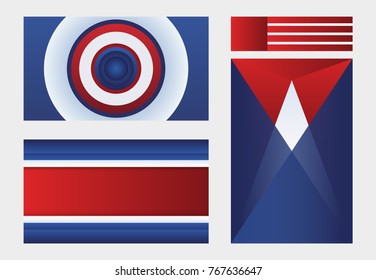 national colours template background