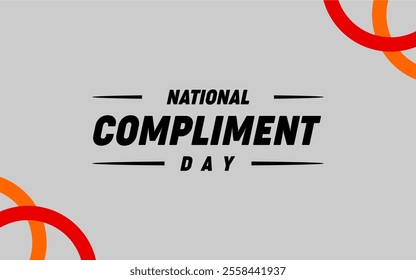 National Compliment Day Holiday Concept