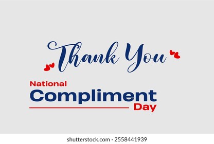 National Compliment Day Holiday Concept