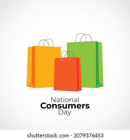 national consumer day- vector illustration 