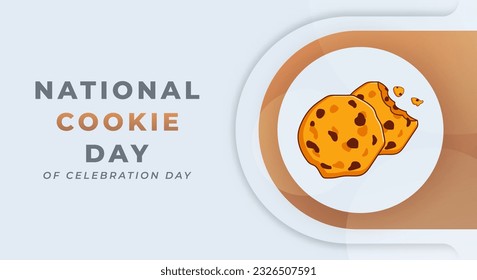 National Cookie Day Celebration Vector Design Illustration for Background, Poster, Banner, Advertising, Greeting Card