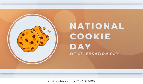 National Cookie Day Celebration Vector Design Illustration for Background, Poster, Banner, Advertising, Greeting Card
