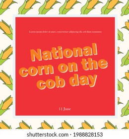 National corn on the cob day