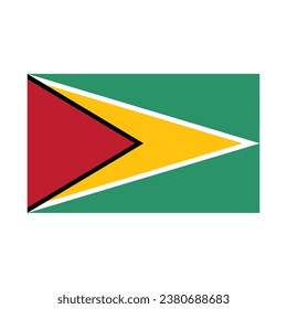 national country flag guyana states