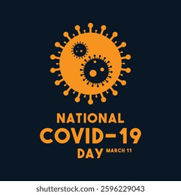 National Covid-19 Day. March 11. Eps 10.