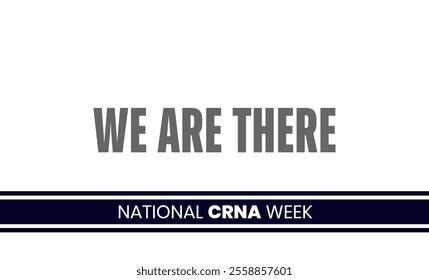 National CRNA Week Holiday Concept