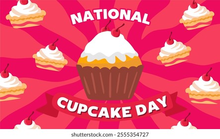 national cupcake day with delicious cupcakes