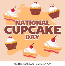 national cupcake day with delicious cupcakes