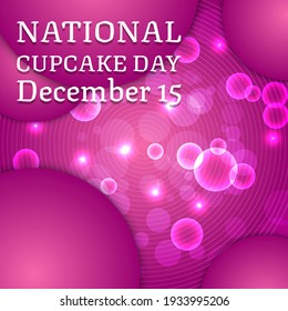 National Cupcake Day. Geometric design suitable for greeting card poster and banner