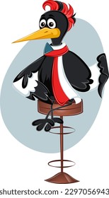 national Czech Republic bird woodpecker sitting on the chair