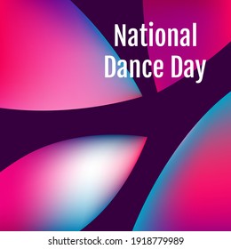 National Dance Day . Suitable For Greeting Card Poster And Banner